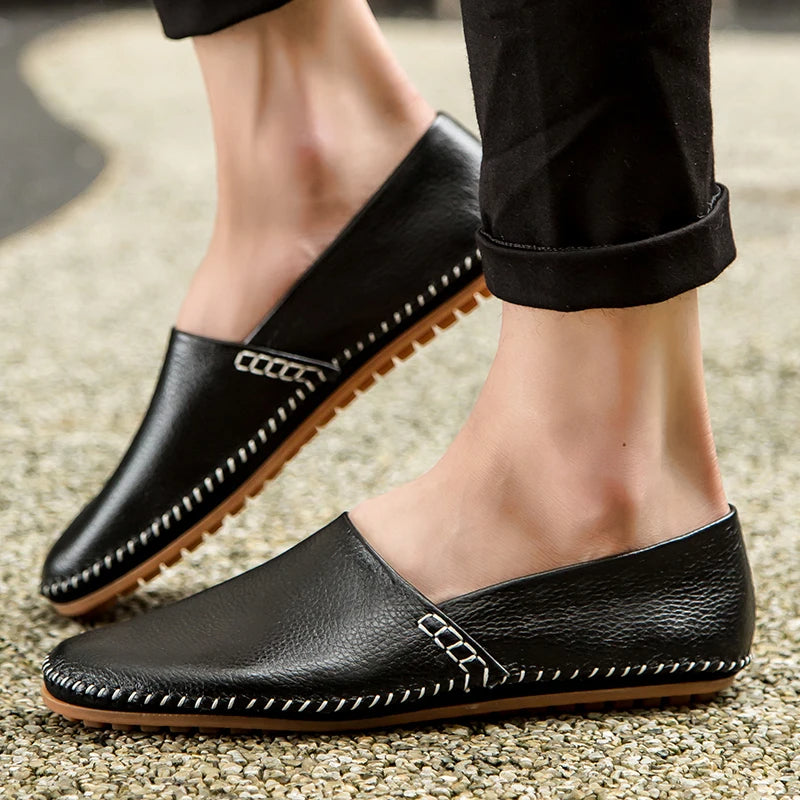 Mocassins de Couro Leves