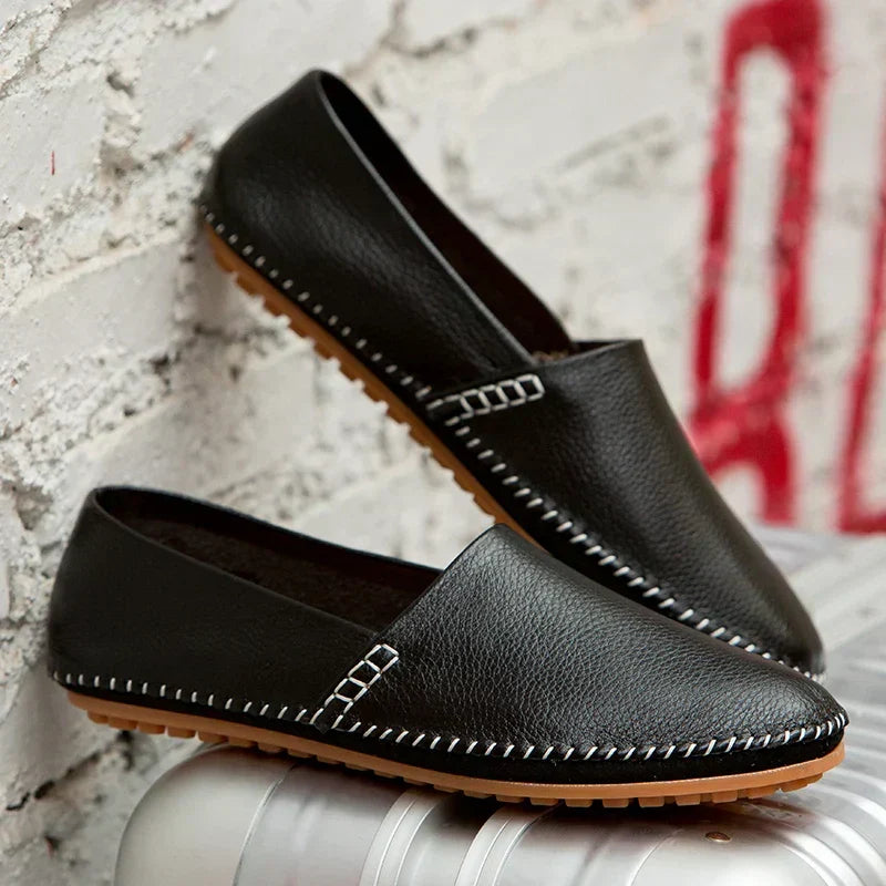 Mocassins de Couro Leves