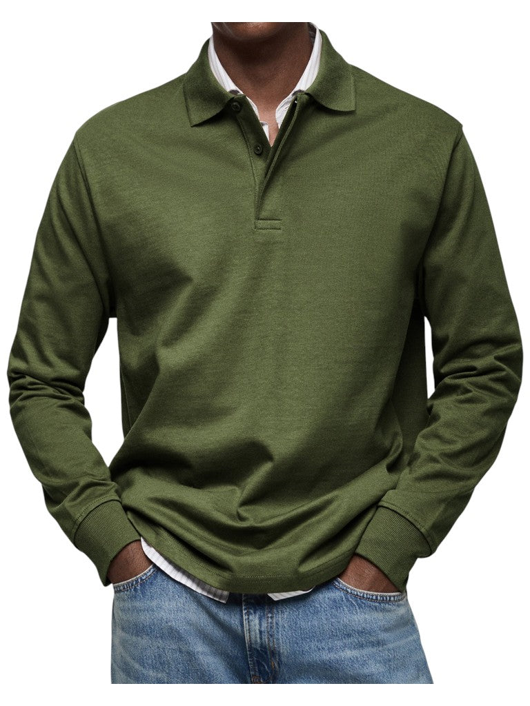 MOHR® | Polo de Luxo de Manga Comprida