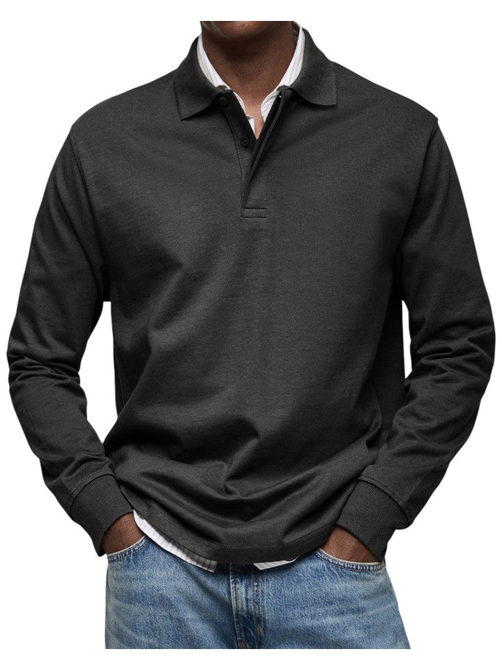 MOHR® | Polo de Luxo de Manga Comprida