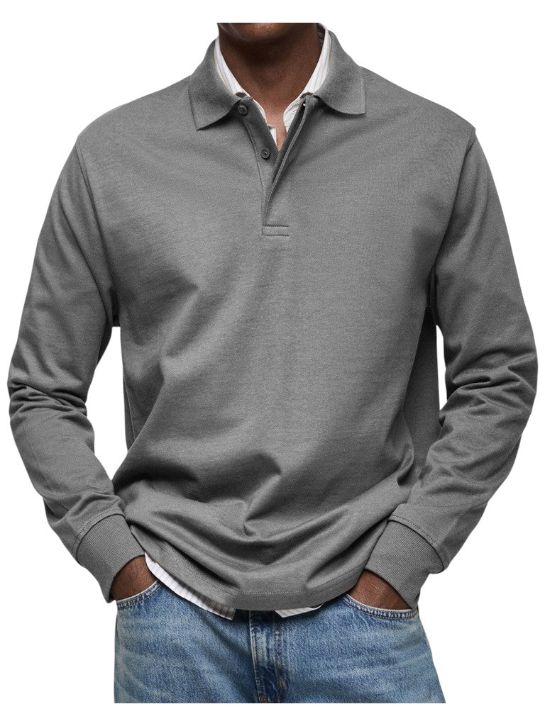MOHR® | Polo de Luxo de Manga Comprida