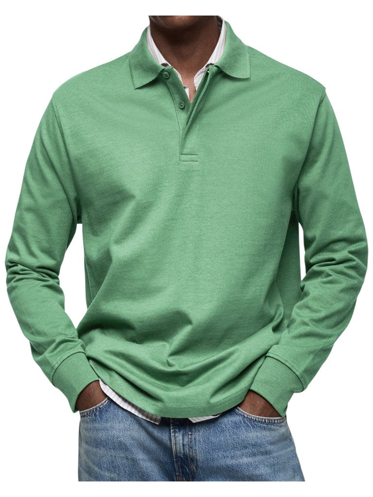 MOHR® | Polo de Luxo de Manga Comprida