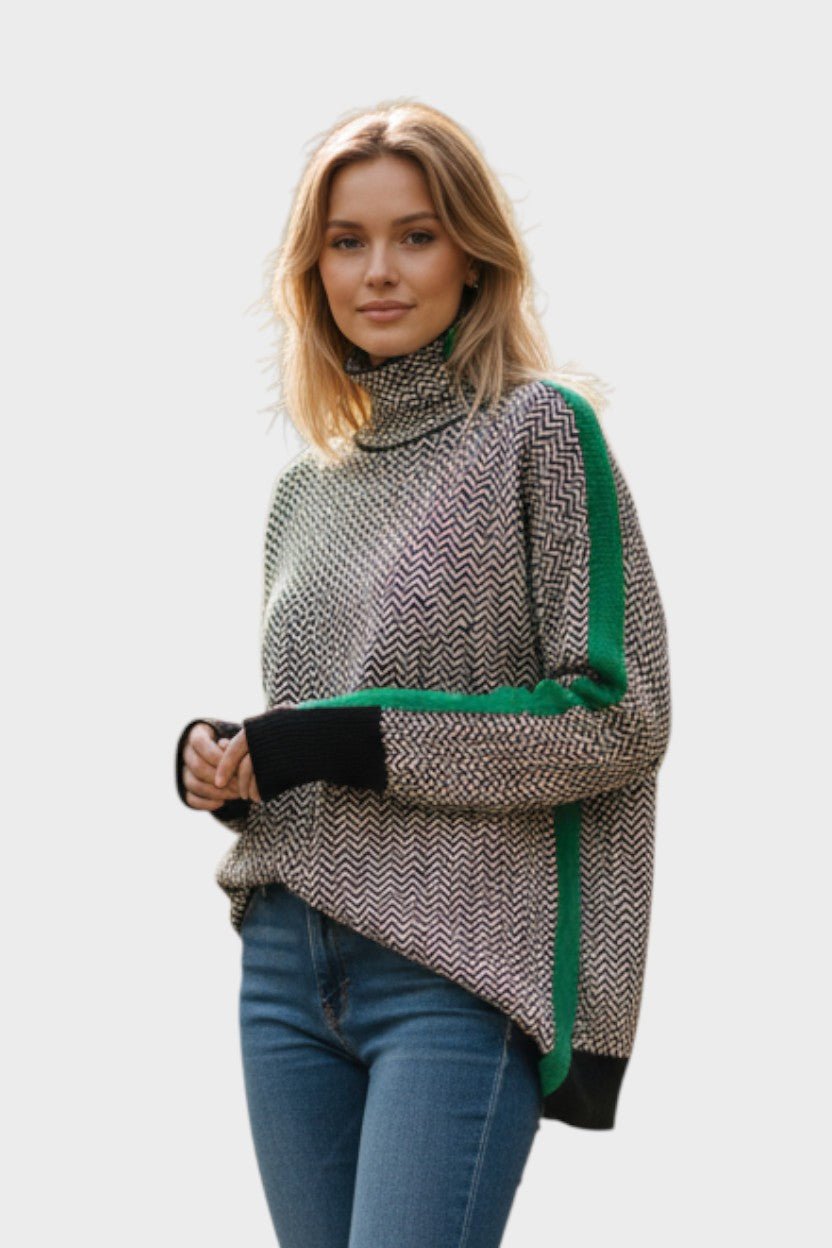 Mari | Camisola de lã com gola alta