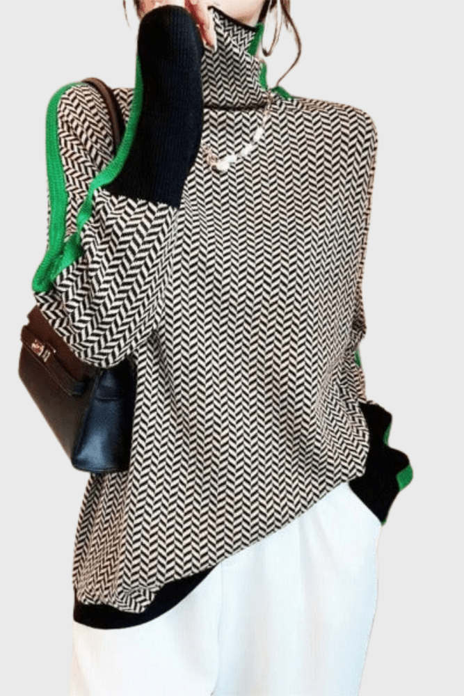 Mari | Camisola de lã com gola alta