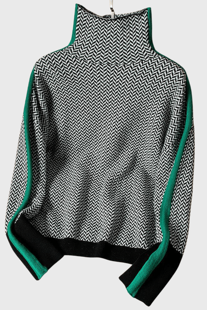 Mari | Camisola de lã com gola alta