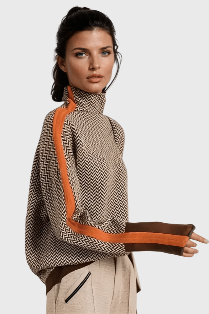 Mari | Camisola de lã com gola alta