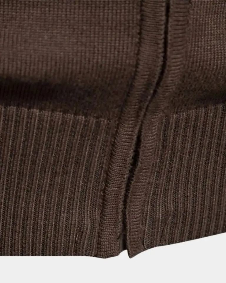 Mathias™ | Cardigan com fecho de correr