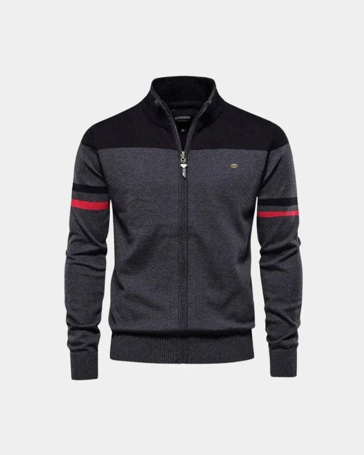 Mathias™ | Cardigan com fecho de correr