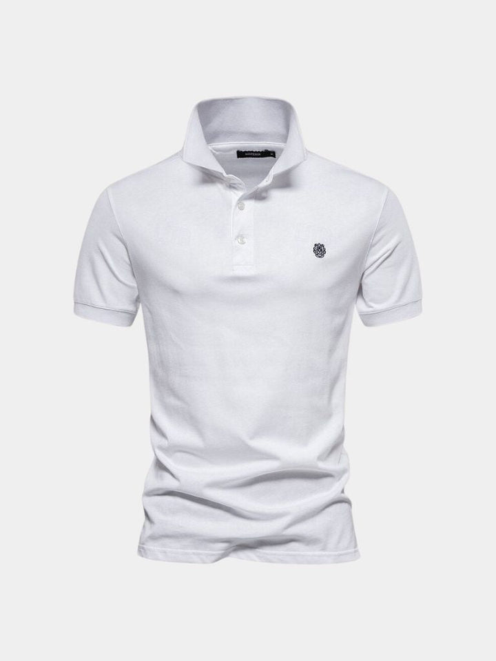 Mathias™ | Polo com emblema da realeza