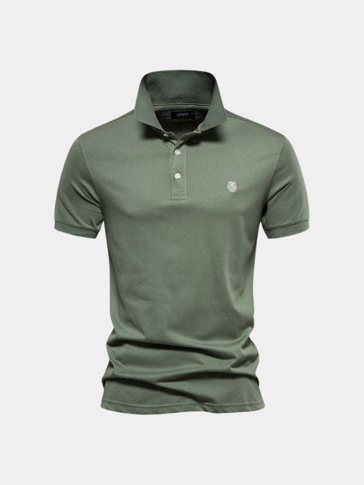 Mathias™ | Polo com emblema da realeza