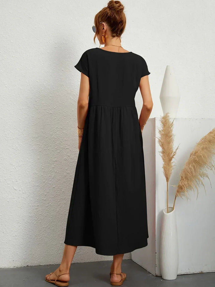Gabriel™ — Elegante vestido midi com design fluido