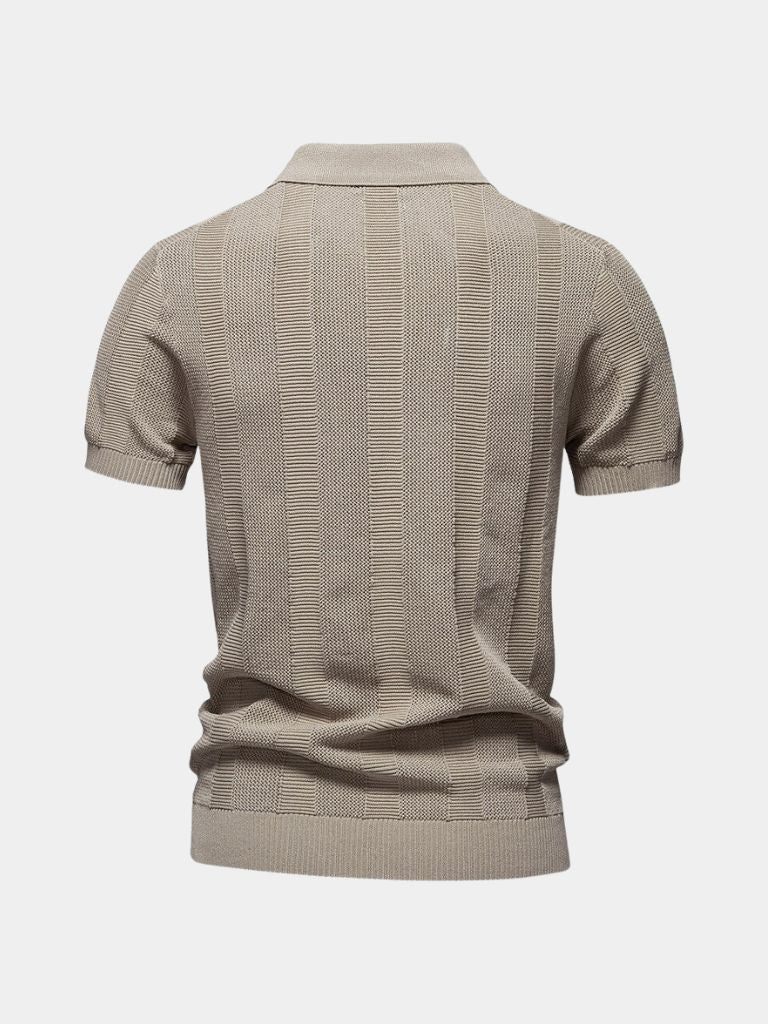 Mikael™ | Polo Bege Antigo