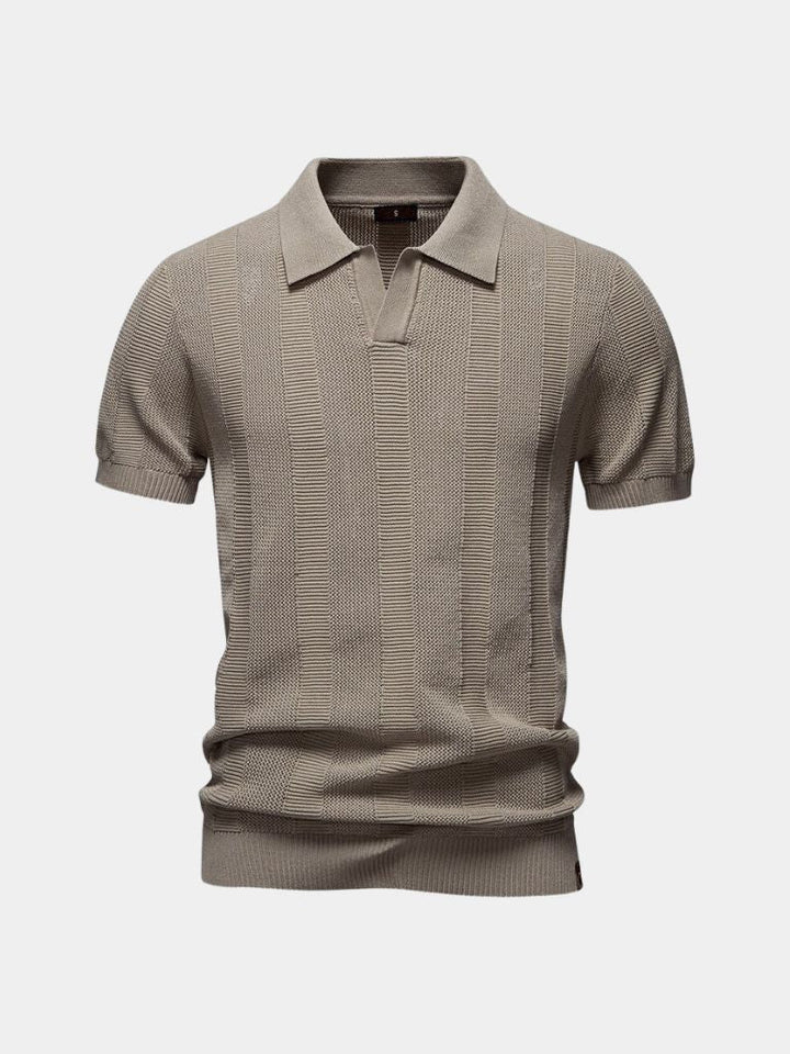 Mikael™ | Polo Bege Antigo
