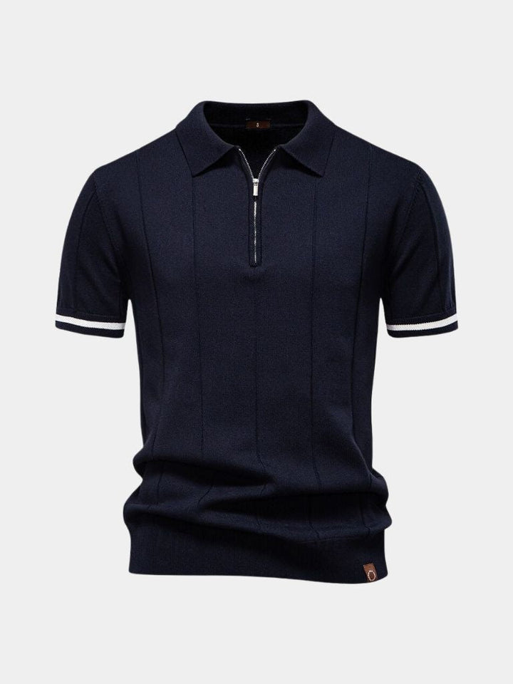 Mikkel™ | Polo com fecho Royal