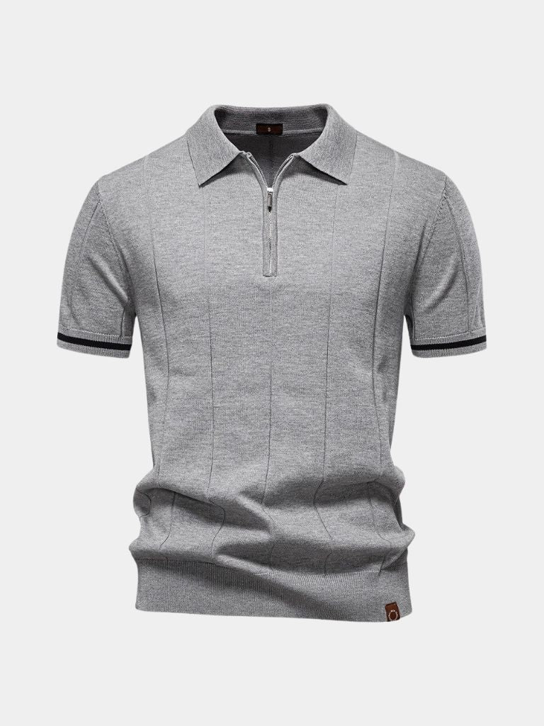 Mikkel™ | Polo com fecho Royal