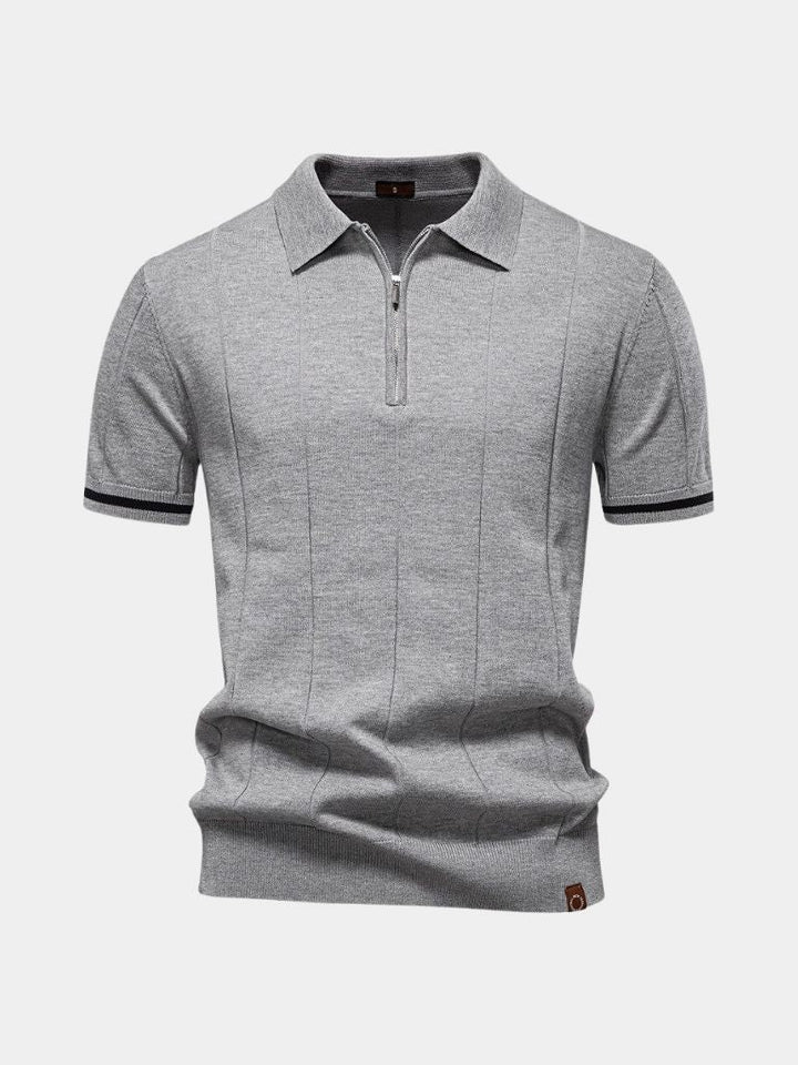 Mikkel™ | Polo com fecho Royal