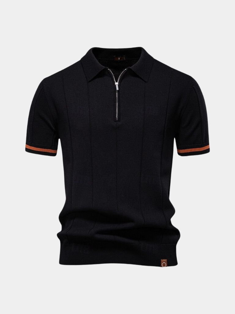 Mikkel™ | Polo com fecho Royal