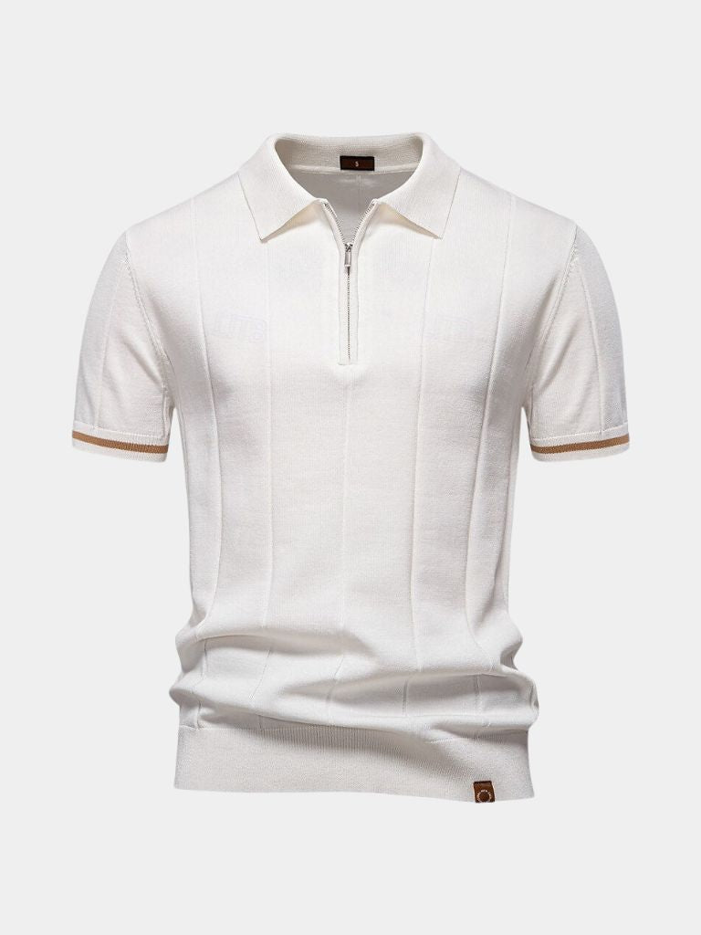 Mikkel™ | Polo com fecho Royal
