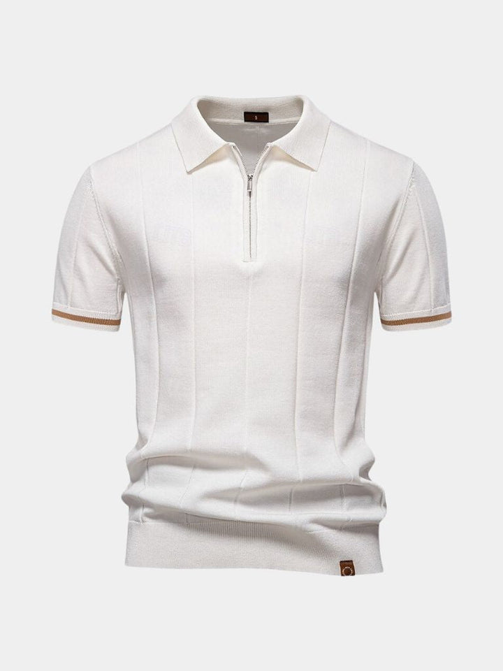 Mikkel™ | Polo com fecho Royal