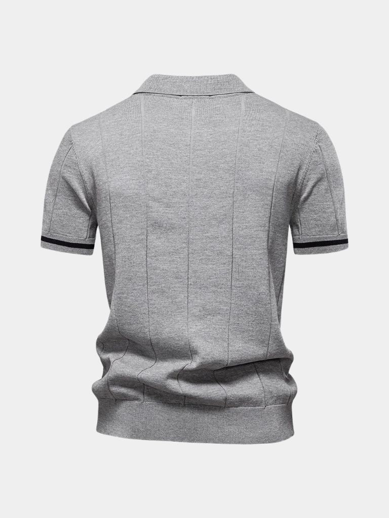 Mikkel™ | Polo com fecho Royal