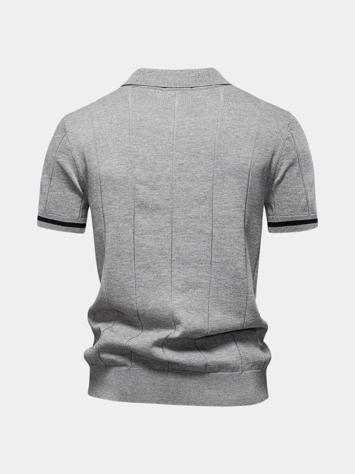 Mikkel™ | Polo com fecho Royal