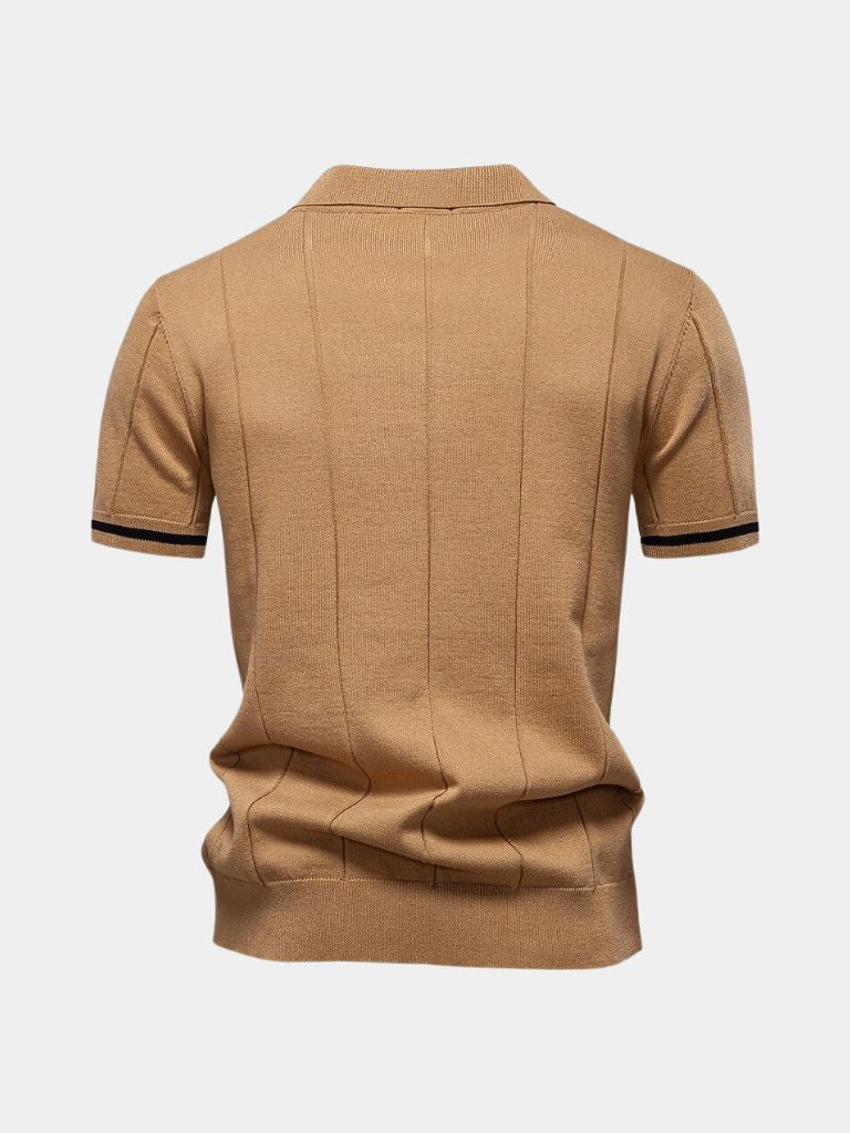 Mikkel™ | Polo com fecho Royal
