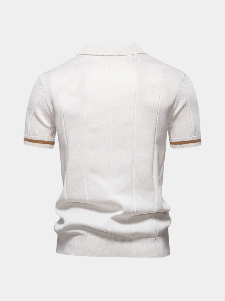 Mikkel™ | Polo com fecho Royal