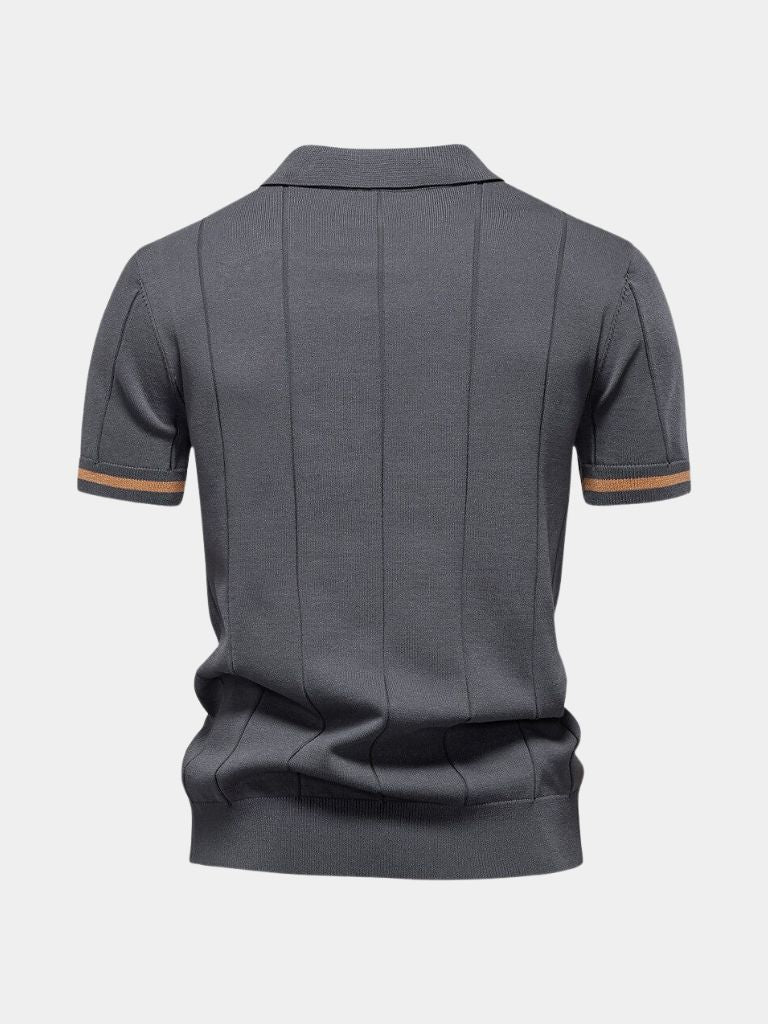 Mikkel™ | Polo com fecho Royal