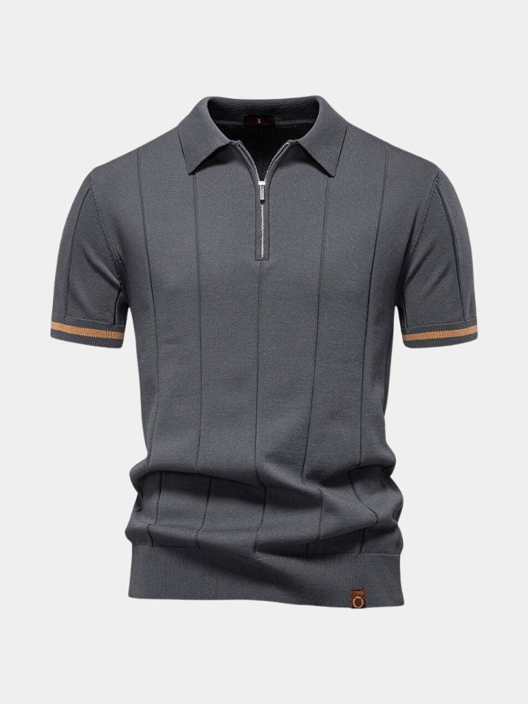 Mikkel™ | Polo com fecho Royal