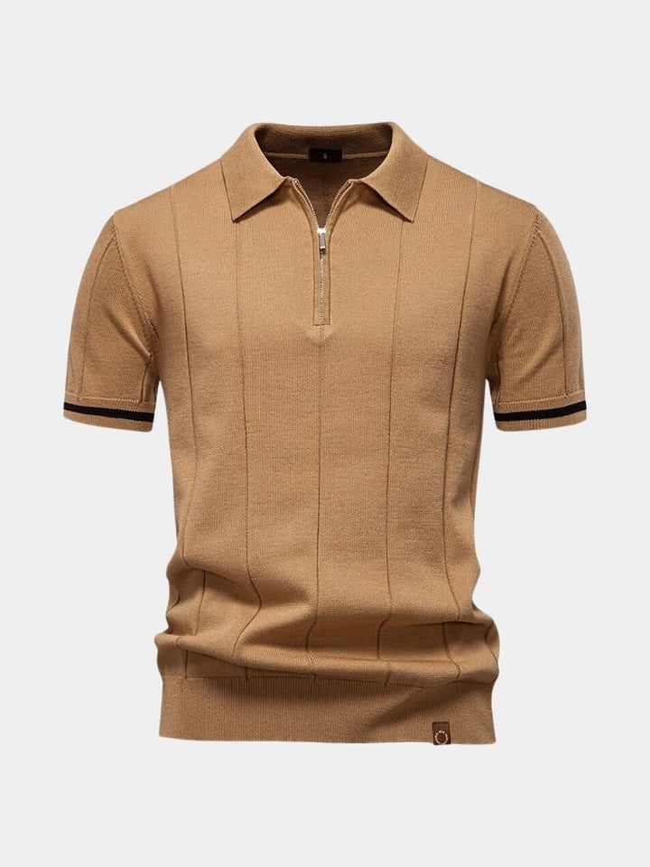 Mikkel™ | Polo com fecho Royal