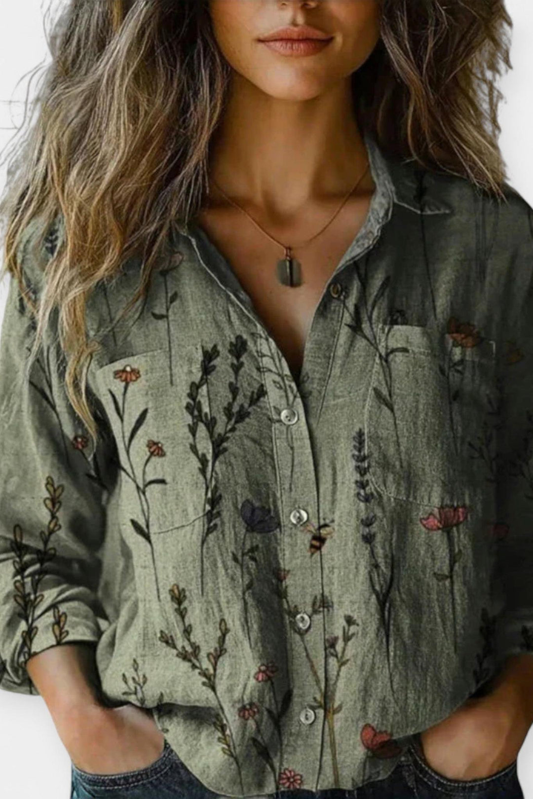 Mille | Blouse Vintage Estampada