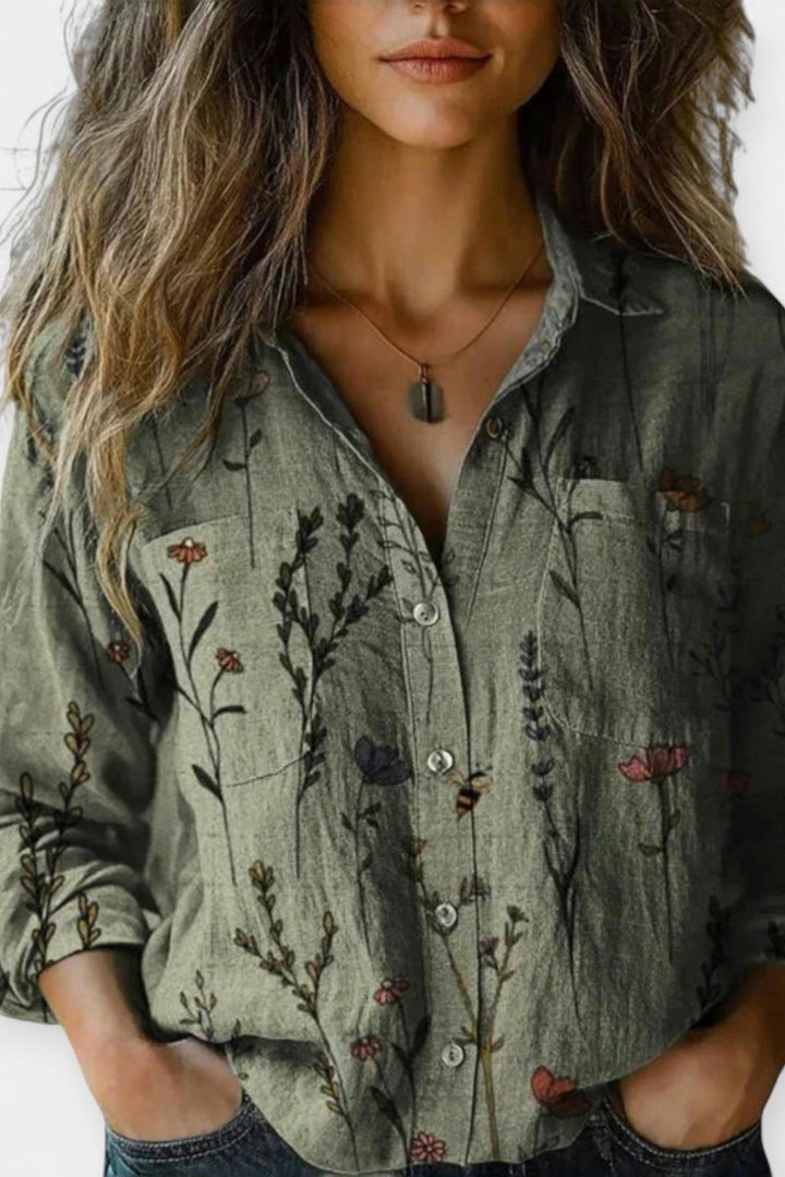 Mille | Blouse Vintage Estampada