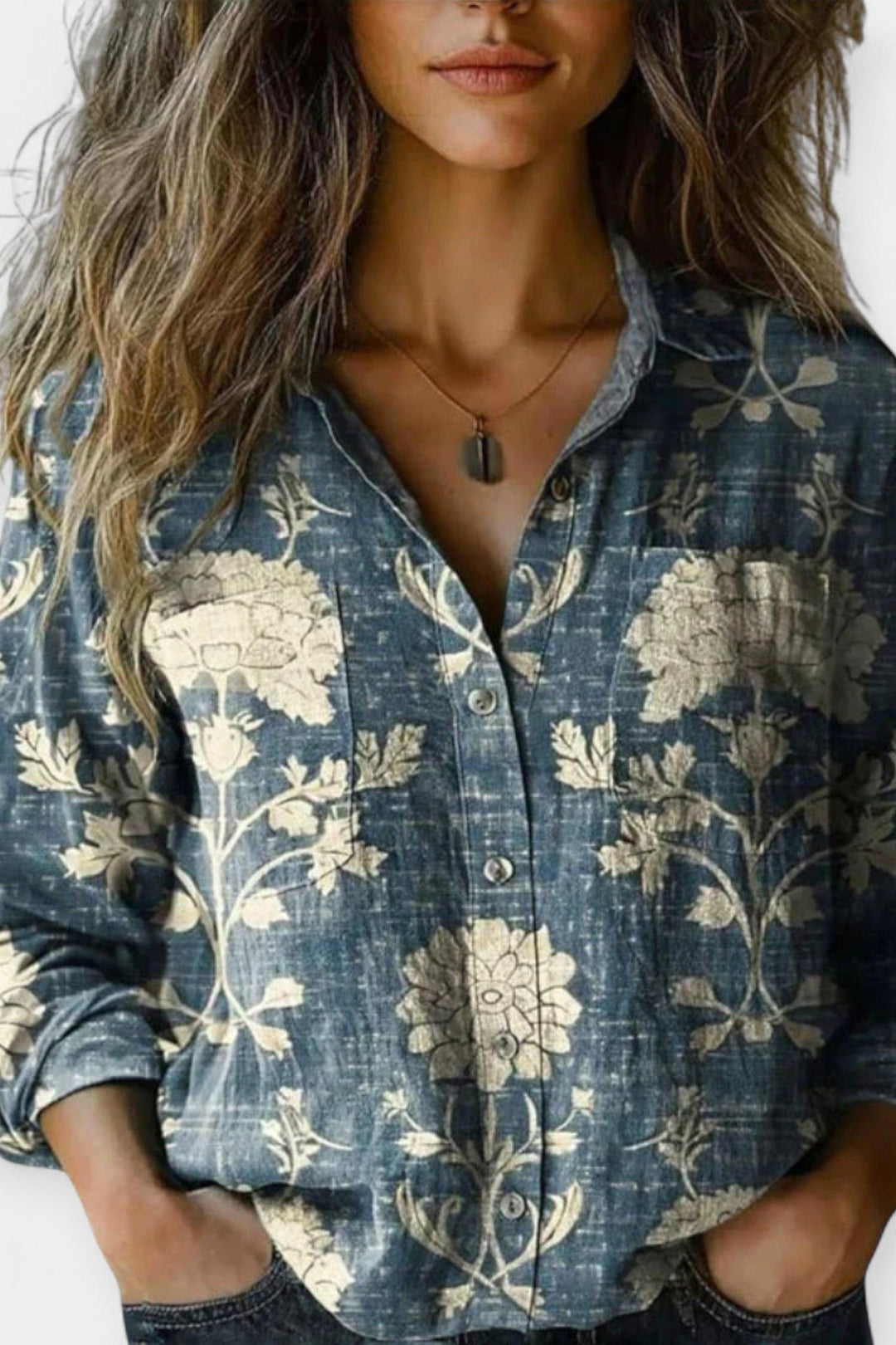 Mille | Blouse Vintage Estampada