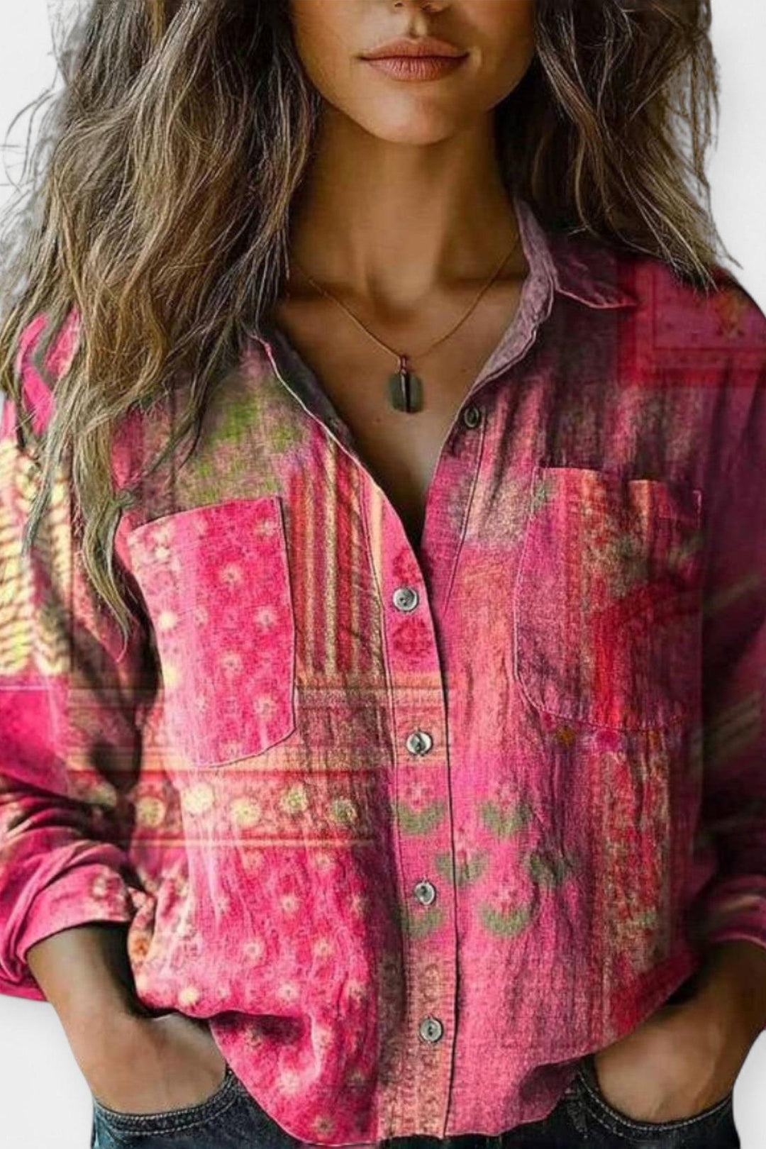 Mille | Blouse Vintage Estampada