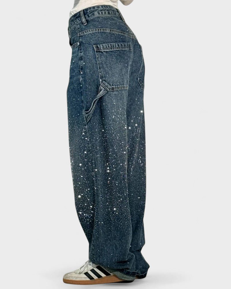 Millea | Jeans Macacão de ganga Ballon