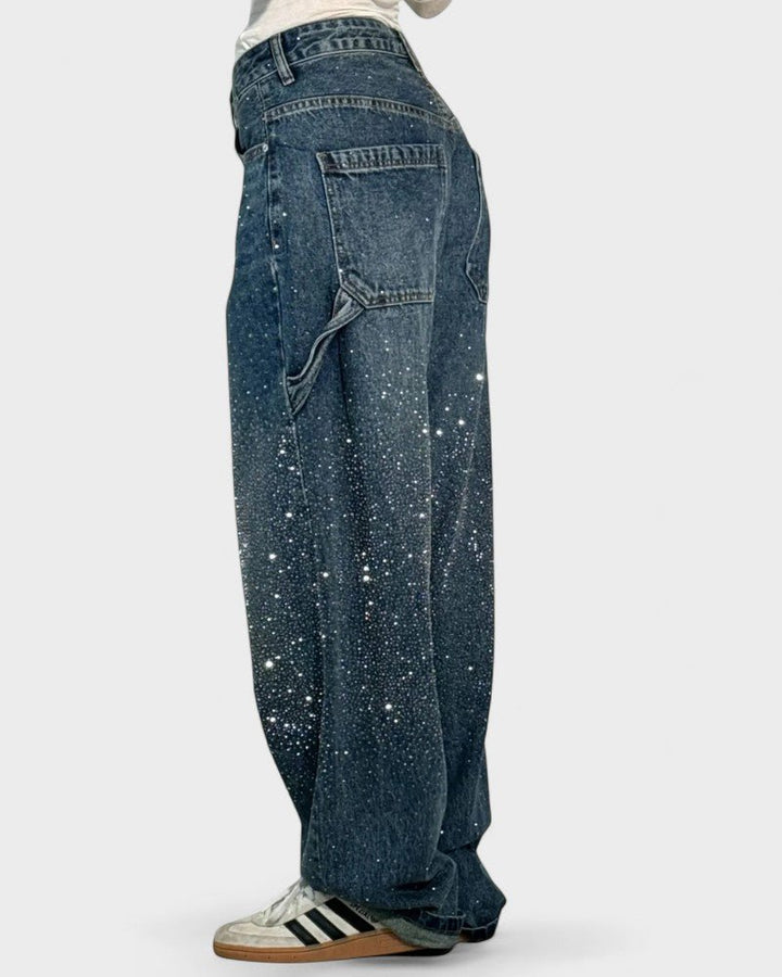 Millea | Jeans Macacão de ganga Ballon