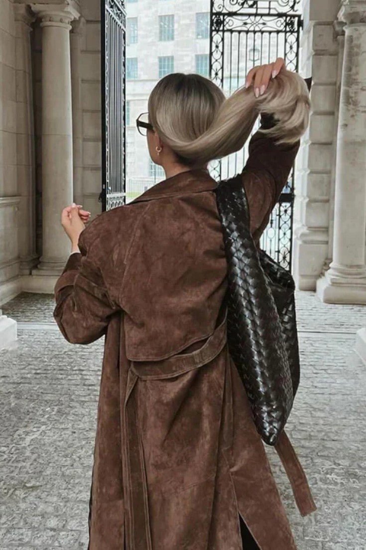 Mille™ | Casaco elegante em camurça
