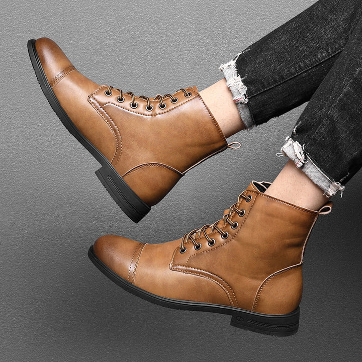 Morgan™ | Botins em Imitação de Pele