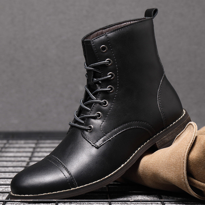 Morgan™ | Botins em Imitação de Pele