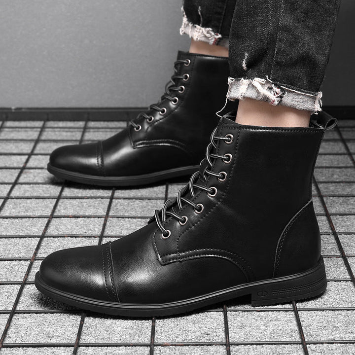 Morgan™ | Botins em Imitação de Pele