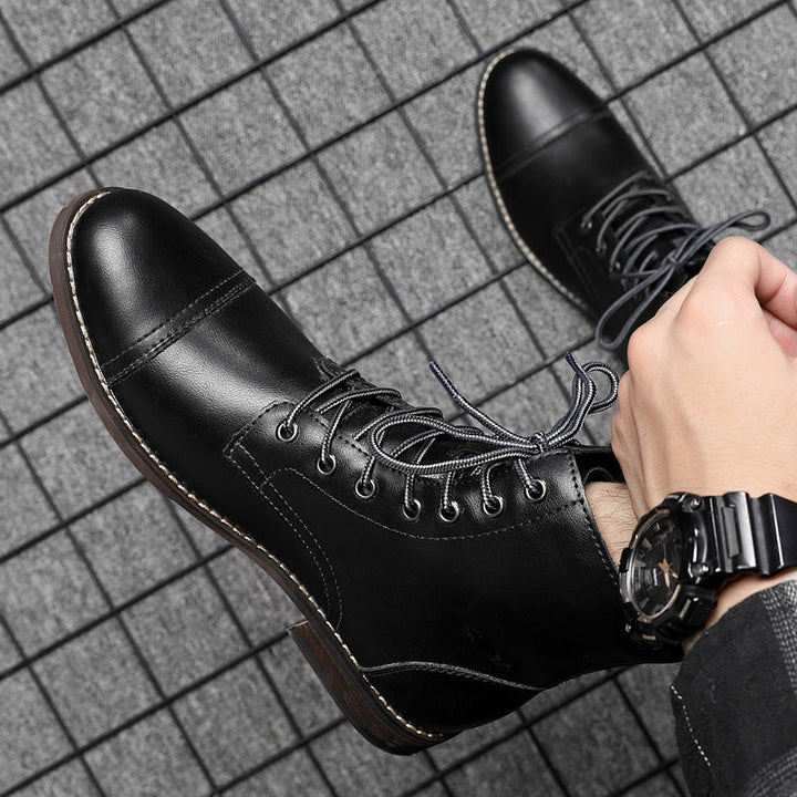 Morgan™ | Botins em Imitação de Pele