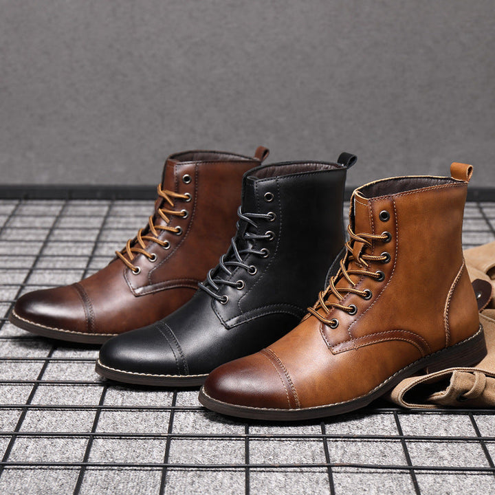 Morgan™ | Botins em Imitação de Pele