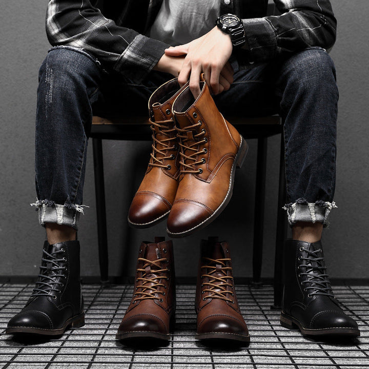 Morgan™ | Botins em Imitação de Pele