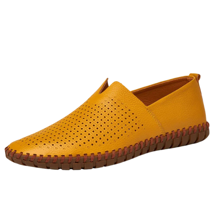 Mocassins de couro Mikonos