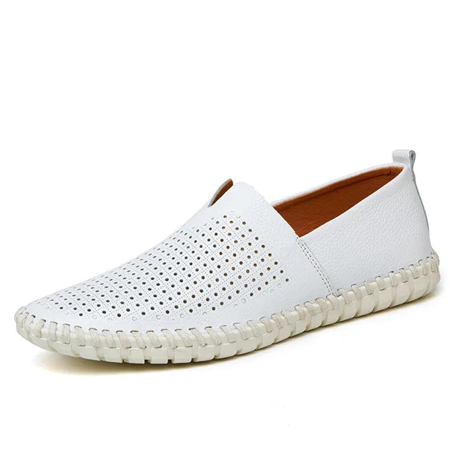Mocassins de couro Mikonos