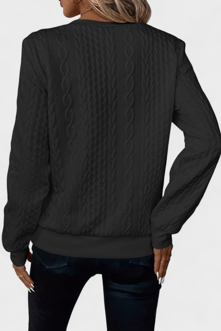 Nela™ | Sweatshirt com fecho para mulher