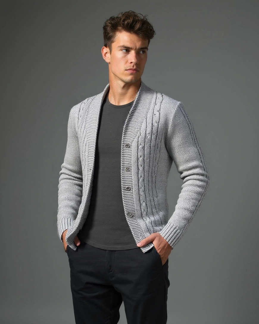 Noah™ | Cardigã elegante para homem
