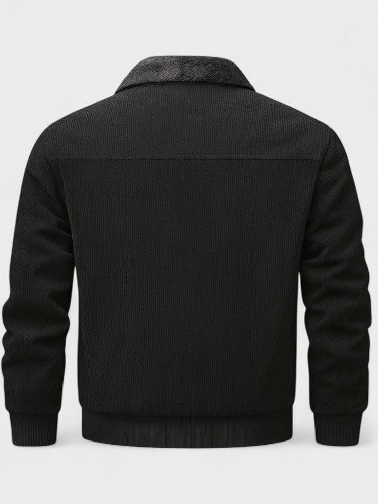 Norbert™ | Bomber com gola de fleece sintético
