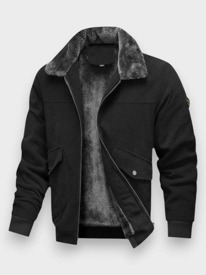 Norbert™ | Bomber com gola de fleece sintético