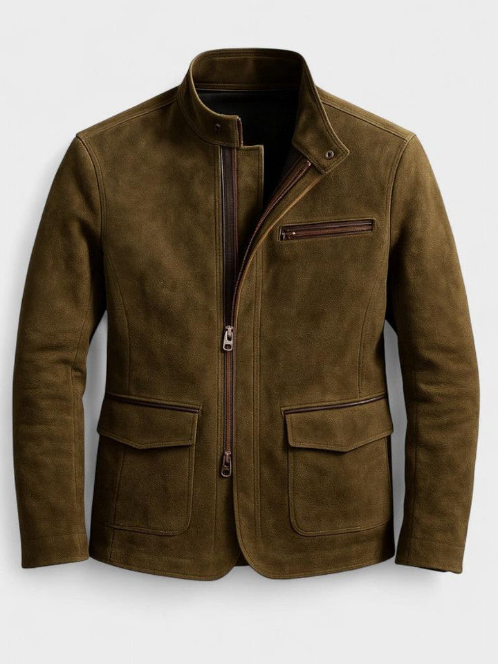 Oliver™ | Casaco Premium de Camurça